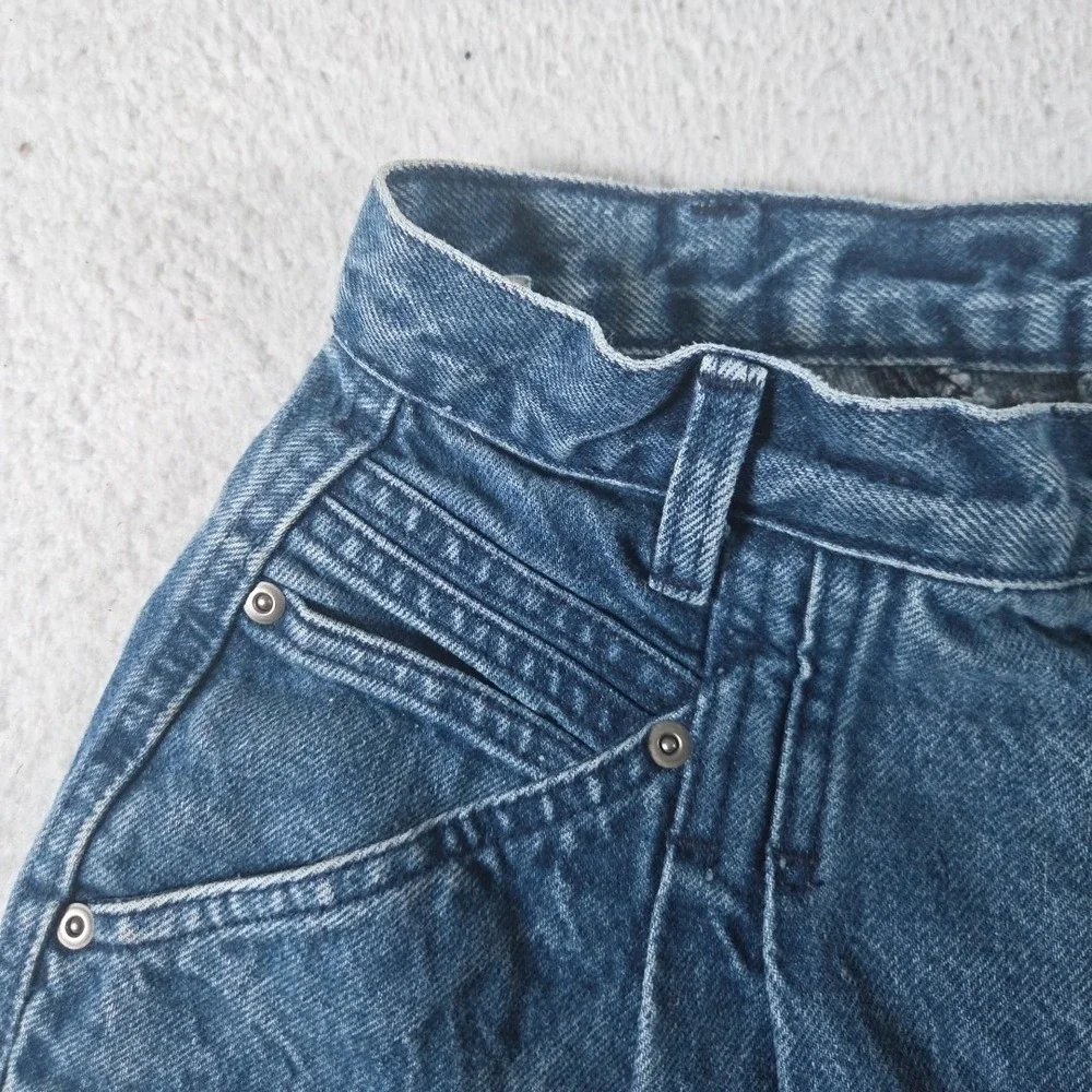 Vtg Roper Jeans Women Sz 13 Blue 80s‎ 90s Western High Rise Pleated Made In USA